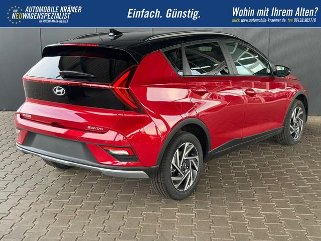 Hyundai BAYON Comfort Plus 1.0 T-GDI 7-DCT AT / Tempomat Kamera PDC vorne + hinten Keyless Lenkrad Sitzheizung LED Alu 16'' 