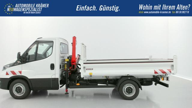 Iveco Daily 35S14H 3750 Benne Alu JPM + Grue PK 2900 