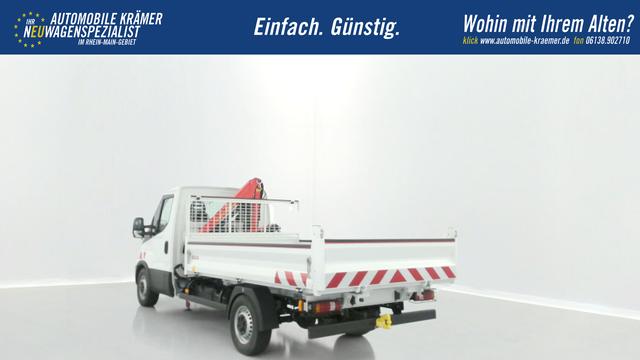 Iveco Daily 35S14H 3750 Benne Alu JPM + Grue PK 2900 