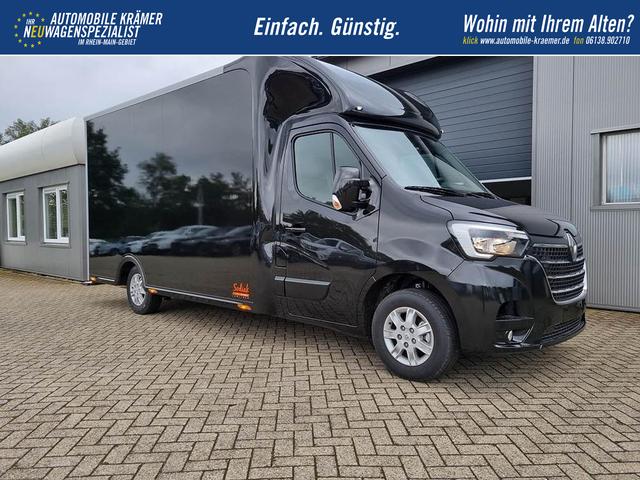 Renault Master Kastenwagen Kofferaufbau 2.3 dCi 165PS 3,5t 3-Sitzer Klima Navi Rückf.Kamera Hecktüren 270° Innenraumverkleidung Laderaum 4100x2120 