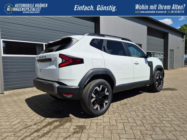 Dacia Duster Extreme Hybrid 140PS Automatik 1.6 SCE Sitzheizung Klimaautomatik 4x Kamera elektr.Parkbremse Teil-Leder Bluetooth Apple Carplay Android Auto PDC v+h 2xKeyless 17-LM 
