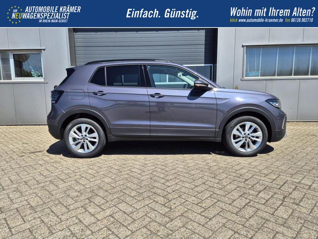 Volkswagen T-Cross 1.0 TSI 116PS DSG Life LED-Matrix-Scheinwerfer Klimaautomatik Sitzheizung PDC Rückf.Kamera 17-LM abged.Scheiben 2xKeyless DAB+ Bluetooth Touchscreen Apple CarPlay Android Auto 