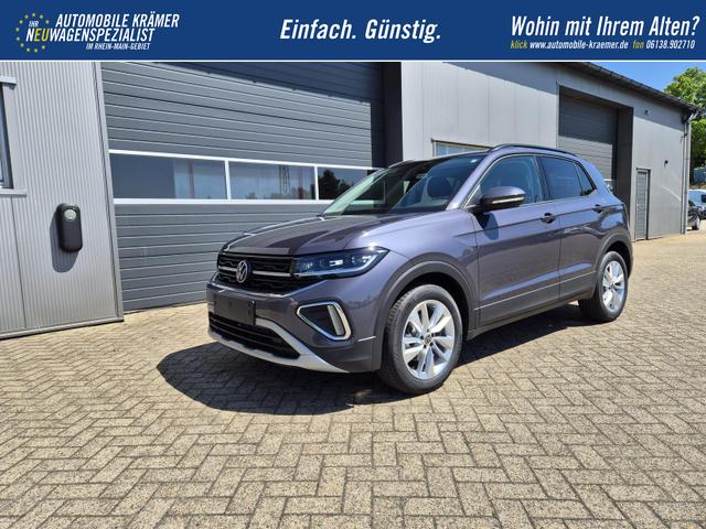 Volkswagen T-Cross 1.0 TSI 116PS DSG Life LED-Matrix-Scheinwerfer Klimaautomatik Sitzheizung PDC Rückf.Kamera 17-LM abged.Scheiben 2xKeyless DAB+ Bluetooth Touchscreen Apple CarPlay Android Auto 