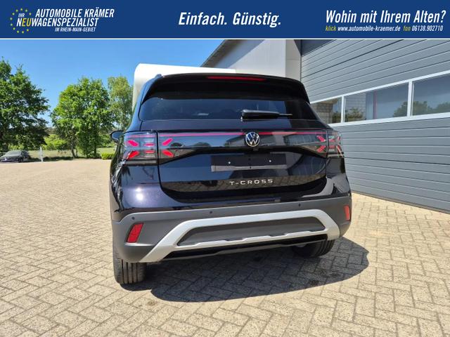 Volkswagen T-Cross 1.0 TSI 116PS DSG Life LED-Matrix-Scheinwerfer Klimaautomatik Sitzheizung PDC Rückf.Kamera 17-LM abged.Scheiben 2xKeyless DAB+ Bluetooth Touchscreen Apple CarPlay Android Auto 