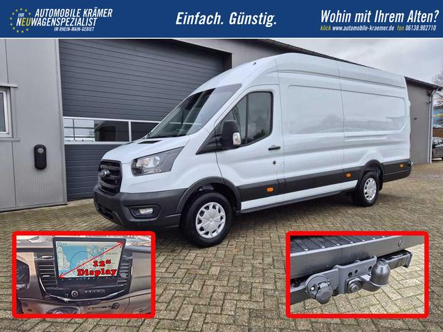 Ford Transit 350 L4H3 2.0 EcoBlue 130PS Trend Heckantrieb 3,5t 2-Sitzer AHK Sitzheizung Frontscheibe beheizb. Klimaautomatik Navi PDC v+h Bluetooth DAB Apple CarPlay Android Auto Tempomat Ganzj.Reifen 