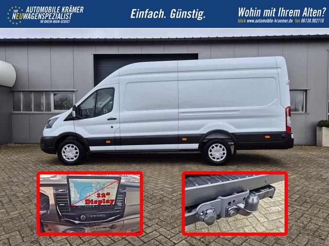 Ford Transit 350 L4H3 2.0 EcoBlue 130PS Trend Heckantrieb 3,5t 2-Sitzer AHK Sitzheizung Frontscheibe beheizb. Klimaautomatik Navi PDC v+h Bluetooth DAB Apple CarPlay Android Auto Tempomat Ganzj.Reifen 