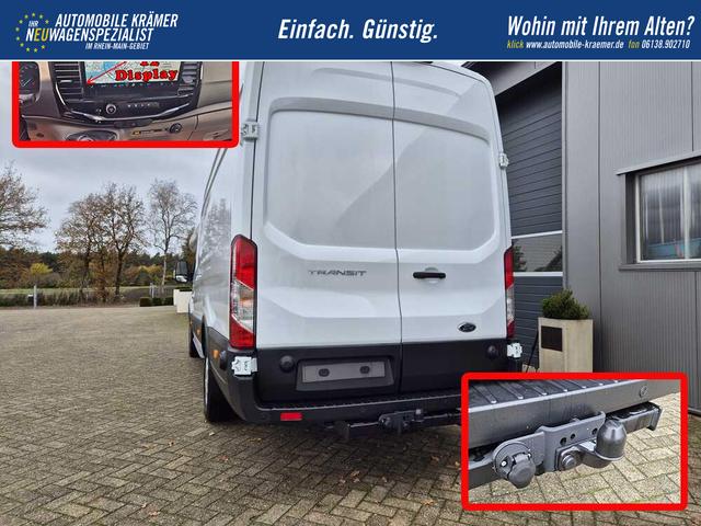 Ford Transit 350 L4H3 2.0 EcoBlue 130PS Trend Heckantrieb 3,5t 2-Sitzer AHK Sitzheizung Frontscheibe beheizb. Klimaautomatik Navi PDC v+h Bluetooth DAB Apple CarPlay Android Auto Tempomat Ganzj.Reifen 