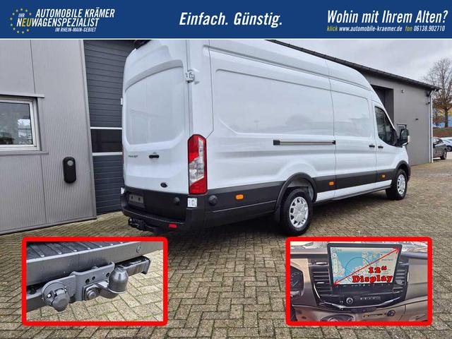 Ford Transit 350 L4H3 2.0 EcoBlue 130PS Trend Heckantrieb 3,5t 2-Sitzer AHK Sitzheizung Frontscheibe beheizb. Klimaautomatik Navi PDC v+h Bluetooth DAB Apple CarPlay Android Auto Tempomat Ganzj.Reifen 