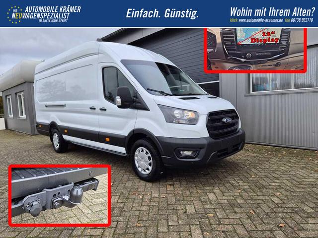Ford Transit 350 L4H3 2.0 EcoBlue 130PS Trend Heckantrieb 3,5t 2-Sitzer AHK Sitzheizung Frontscheibe beheizb. Klimaautomatik Navi PDC v+h Bluetooth DAB Apple CarPlay Android Auto Tempomat Ganzj.Reifen 