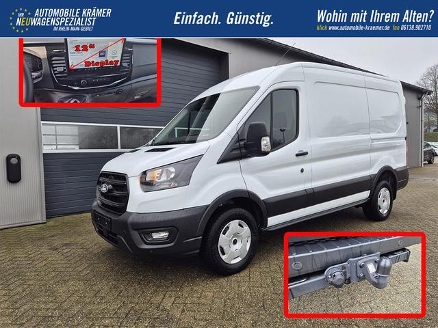 Ford Transit L2H2 2.0 EcoBlue 165PS Trend Heckantrieb 3,5t 2-Sitzer AHK Sitzheizung Lenkradheizung Frontscheibe beheizb. Klimaautomatik PDC v+h R&uuml;ckf.Kamera Bluetooth DAB Apple CarPlay Android Auto Tempomat Ganzj.Reifen 
