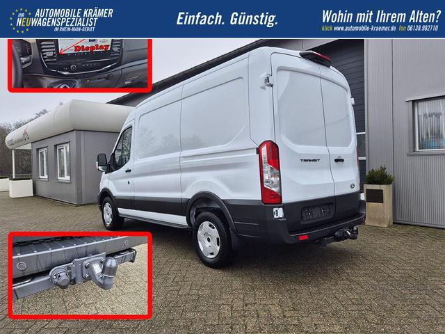Ford Transit L2H2 2.0 EcoBlue 165PS Trend Heckantrieb 3,5t 2-Sitzer AHK Sitzheizung Lenkradheizung Frontscheibe beheizb. Klimaautomatik PDC v+h R&uuml;ckf.Kamera Bluetooth DAB Apple CarPlay Android Auto Tempomat Ganzj.Reifen 