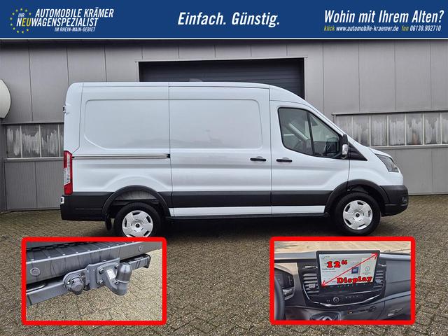 Ford Transit L2H2 2.0 EcoBlue 165PS Trend Heckantrieb 3,5t 2-Sitzer AHK Sitzheizung Lenkradheizung Frontscheibe beheizb. Klimaautomatik PDC v+h R&uuml;ckf.Kamera Bluetooth DAB Apple CarPlay Android Auto Tempomat Ganzj.Reifen 