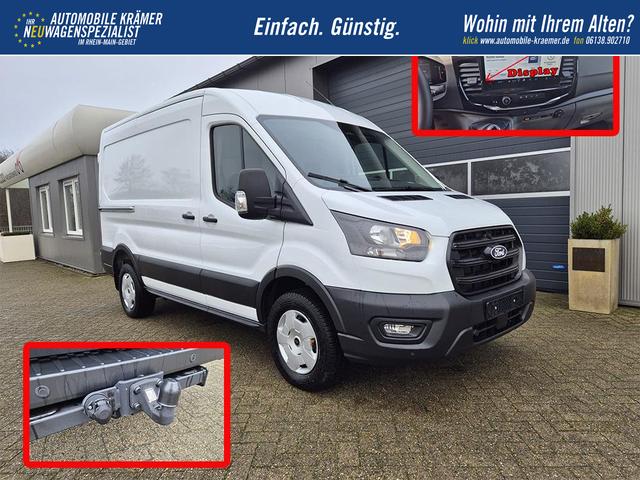 Ford Transit L2H2 2.0 EcoBlue 165PS Trend Heckantrieb 3,5t 2-Sitzer AHK Sitzheizung Lenkradheizung Frontscheibe beheizb. Klimaautomatik PDC v+h R&uuml;ckf.Kamera Bluetooth DAB Apple CarPlay Android Auto Tempomat Ganzj.Reifen 