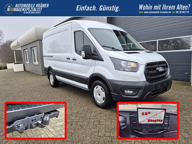 Ford Transit L2H2 2.0 EcoBlue 130PS Trend 3,5t 2-Sitzer AHK Sitzheizung Lenkradheizung Frontscheibe beheizb. Klimaautomatik PDC v+h Rückf.Kamera Bluetooth DAB Apple CarPlay Android Auto Tempomat Ganzj.Reifen 
