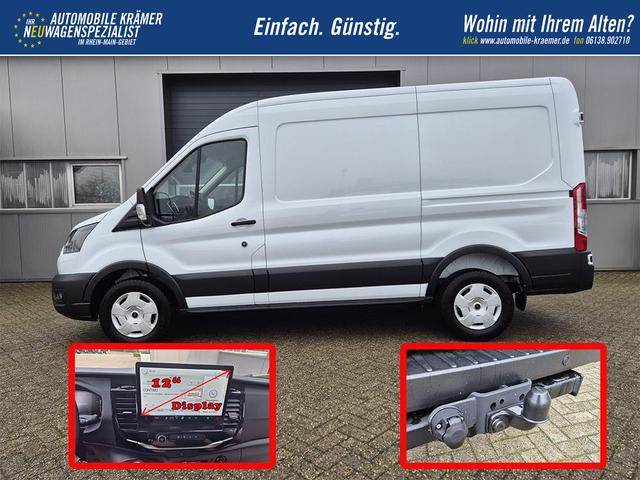 Ford Transit L2H2 2.0 EcoBlue 130PS Trend 3,5t 2-Sitzer AHK Sitzheizung Lenkradheizung Frontscheibe beheizb. Klimaautomatik PDC v+h Rückf.Kamera Bluetooth DAB Apple CarPlay Android Auto Tempomat Ganzj.Reifen 