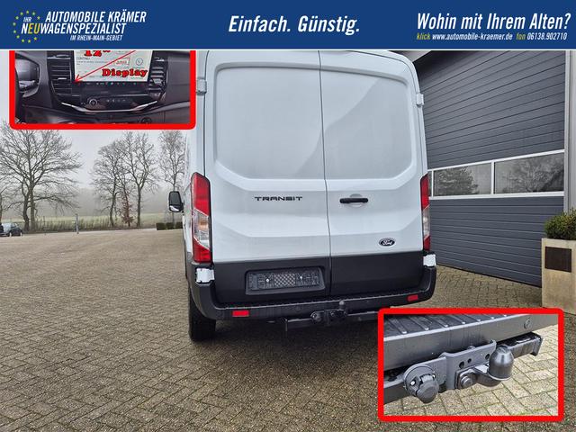 Ford Transit L2H2 2.0 EcoBlue 130PS Trend 3,5t 2-Sitzer AHK Sitzheizung Lenkradheizung Frontscheibe beheizb. Klimaautomatik PDC v+h Rückf.Kamera Bluetooth DAB Apple CarPlay Android Auto Tempomat Ganzj.Reifen 
