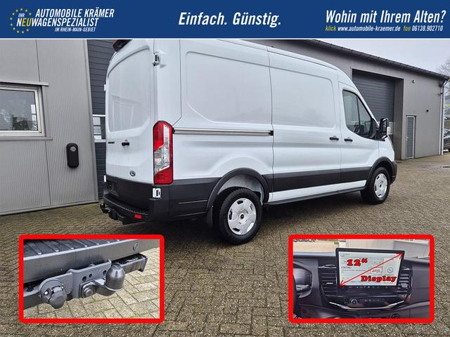 Ford Transit L2H2 2.0 EcoBlue 130PS Trend 3,5t 2-Sitzer AHK Sitzheizung Lenkradheizung Frontscheibe beheizb. Klimaautomatik PDC v+h Rückf.Kamera Bluetooth DAB Apple CarPlay Android Auto Tempomat Ganzj.Reifen 