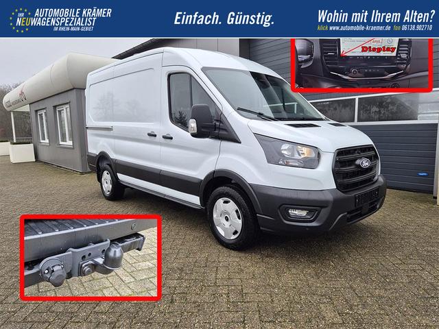 Ford Transit L2H2 2.0 EcoBlue 130PS Trend 3,5t 3-Sitzer AHK Sitzheizung Lenkradheizung Frontscheibe beheizb. Klimaautomatik Bluetooth DAB Apple CarPlay Android Auto PDC v+h Rückf.Kamera Tempomat 