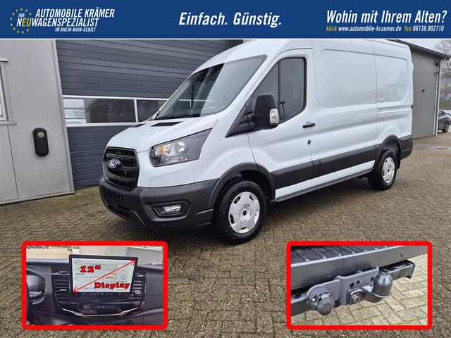 Ford Transit L2H2 2.0 EcoBlue 130PS Trend 3,5t 3-Sitzer AHK Sitzheizung Lenkradheizung Frontscheibe beheizb. Klimaautomatik Bluetooth DAB Apple CarPlay Android Auto PDC v+h Rückf.Kamera Tempomat 