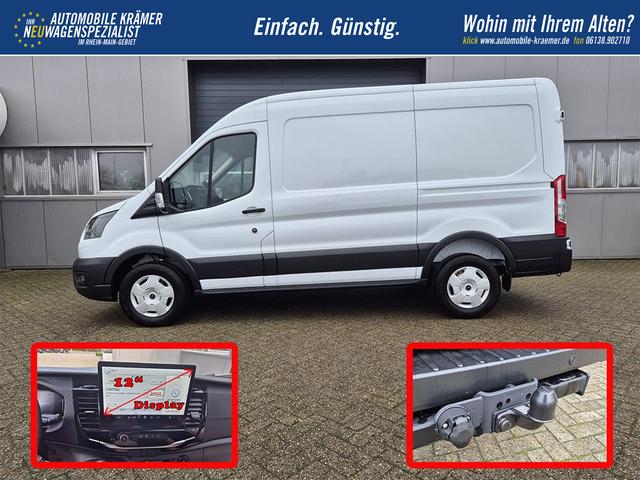 Ford Transit L2H2 2.0 EcoBlue 130PS Trend 3,5t 3-Sitzer AHK Sitzheizung Lenkradheizung Frontscheibe beheizb. Klimaautomatik Bluetooth DAB Apple CarPlay Android Auto PDC v+h Rückf.Kamera Tempomat 