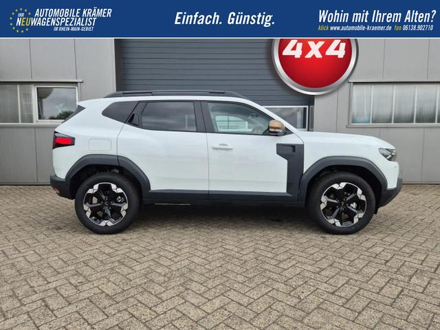 Dacia Duster Extreme 4x4 130PS 1.2 TCe 4x Kamera Lenkradheizung Sitzheizung Klimaautomatik Teil-Leder elektr.Parkbremse Bluetooth Apple Carplay Android Auto PDC v+h 2xKeyless 18-LM Ganzj.Reifen 