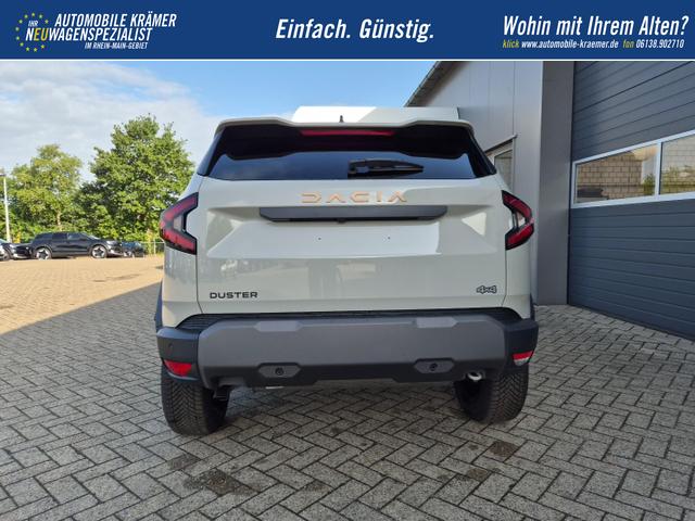 Dacia Duster Extreme 4x4 130PS 1.2 TCe 4x Kamera Lenkradheizung Sitzheizung Klimaautomatik Teil-Leder elektr.Parkbremse Bluetooth Apple Carplay Android Auto PDC v+h 2xKeyless 18-LM Ganzj.Reifen 