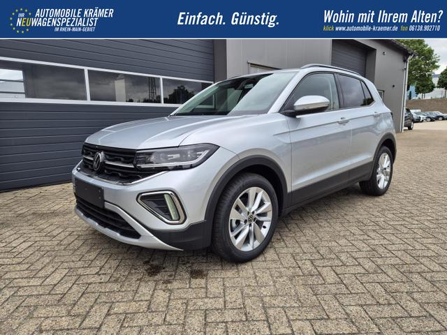 Volkswagen T-Cross 1.0 TSI 116PS DSG Life LED-Matrix-Scheinwerfer Klimaautomatik Sitzheizung PDC Rückf.Kamera 17-LM abged.Scheiben 2xKeyless DAB+ Bluetooth Touchscreen Apple CarPlay Android Auto 