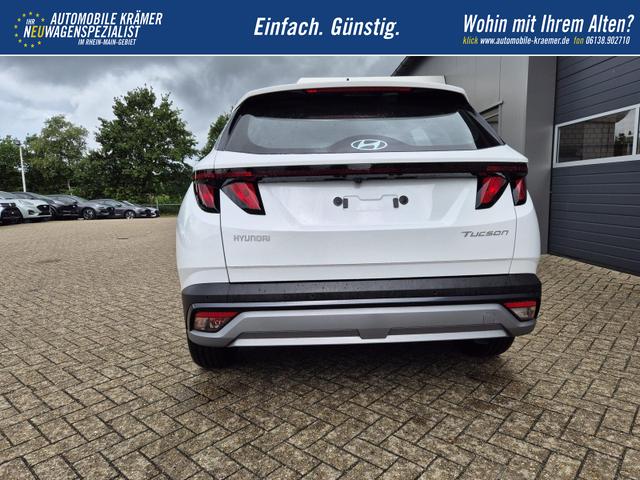 Hyundai TUCSON 1.6 T-GDI 160PS Sitzheizung Lenkradheizung Klimaautomatik Navi 12,3"-Touchscreen DAB+ wireless Apple CarPlay + Android Auto PDC v+h Rückf.Kamera 2xKeyless 17-LM 