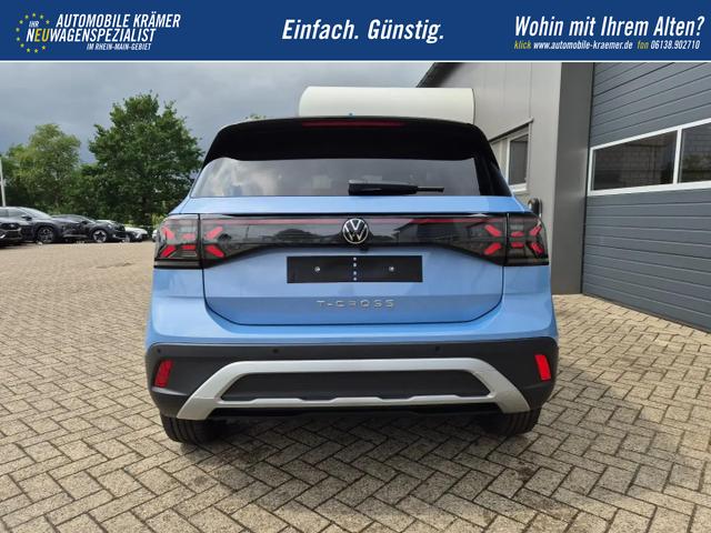 Volkswagen T-Cross 1.0 TSI 116PS DSG Life LED-Matrix-Scheinwerfer Klimaautomatik Sitzheizung PDC Rückf.Kamera 17-LM abged.Scheiben 2xKeyless DAB+ Bluetooth Touchscreen Apple CarPlay Android Auto 