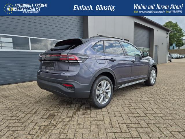 Volkswagen Taigo 1.0 TSI 116PS DSG Life LED-Matrix-Scheinwerfer Klimaautomatik Sitzheizung PDC Rückf.Kamera 17-LM abged.Scheiben 2xKeyless DAB+ Bluetooth Touchscreen Apple CarPlay Android Auto 