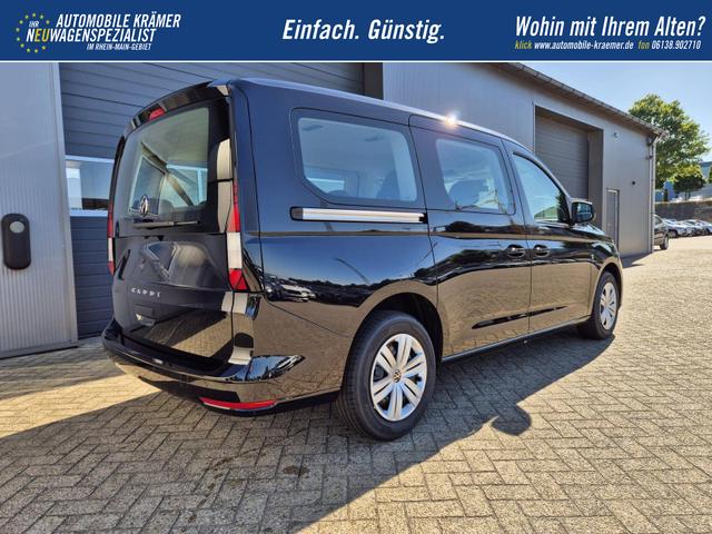 Volkswagen Caddy Cargo Maxi 2.0 TDI 122PS DSG 7-Sitzer Sitzheizung R&uuml;ckf.Kamera Klimaautomatik PDC v+h Apple CarPlay Android Auto Bluetooth DAB Touchscreen 