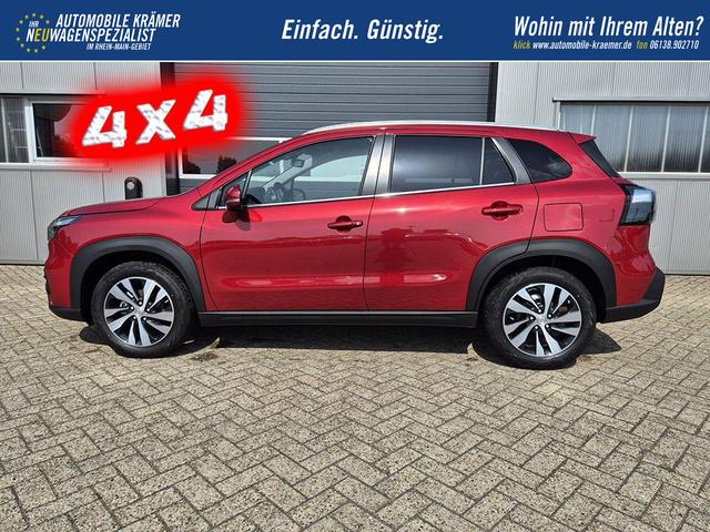 Suzuki S-Cross Comfort+ 110PS MHEV 4x4 ALLGRIP 1.4 Boosterjet Teilleder Navi Klimaautomatik Sitzheizung ACC PDC v+h 4x Kamera Suzuki-Radio Apple CarPlay Android Auto Touchscreen 2xKeyless 17-LM 