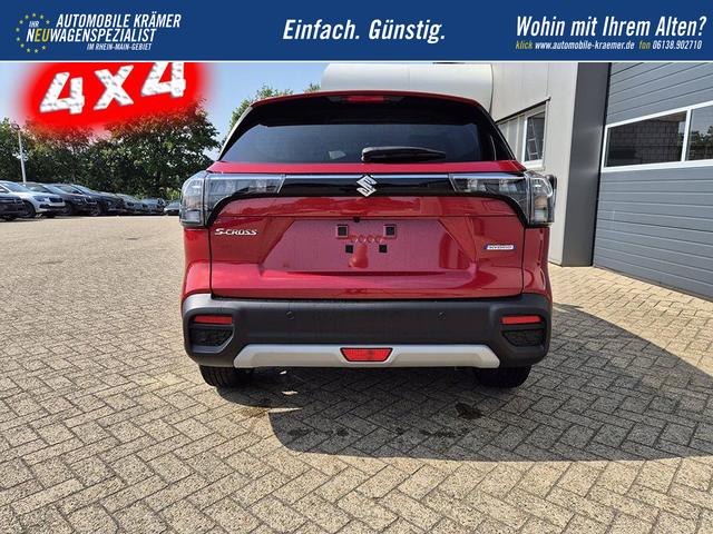 Suzuki S-Cross Comfort+ 110PS MHEV 4x4 ALLGRIP 1.4 Boosterjet Teilleder Navi Klimaautomatik Sitzheizung ACC PDC v+h 4x Kamera Suzuki-Radio Apple CarPlay Android Auto Touchscreen 2xKeyless 17-LM 