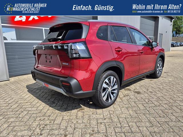 Suzuki S-Cross Comfort+ 110PS MHEV 4x4 ALLGRIP 1.4 Boosterjet Teilleder Navi Klimaautomatik Sitzheizung ACC PDC v+h 4x Kamera Suzuki-Radio Apple CarPlay Android Auto Touchscreen 2xKeyless 17-LM 