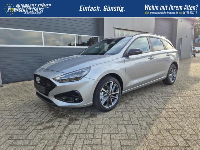 Hyundai i30 Kombi - 1.5 T-GDI 95PS Sitzheizung Lenkradheizung Klimaautomatik ACC Navi Apple CarPlay + Android Auto PDC v+h Rückf.Kamera 17-LM