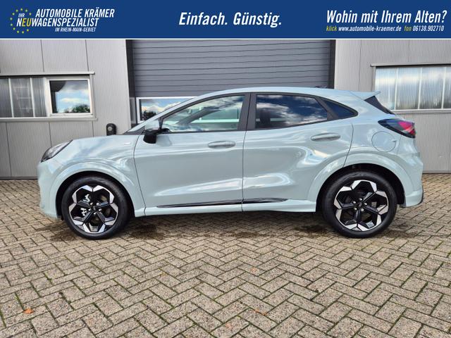 Ford Puma ST-Line X 1.0 EcoBoost Hybrid 125PS Automatik NEUES MODELL 360°Kamera AbstandsTempomat el.Heckklappe Premium Leder (Sensico) B+O-Sound Klimaautomatik Sitzheizung Lenkradheizung Frontscheibe beheizb. Ford-Navi SYNC4 Bluetooth Apple CarPlay Android A 