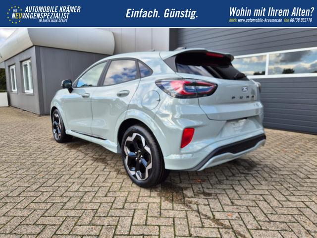 Ford Puma ST-Line X 1.0 EcoBoost Hybrid 125PS Automatik NEUES MODELL 360°Kamera AbstandsTempomat el.Heckklappe Premium Leder (Sensico) B+O-Sound Klimaautomatik Sitzheizung Lenkradheizung Frontscheibe beheizb. Ford-Navi SYNC4 Bluetooth Apple CarPlay Android A 