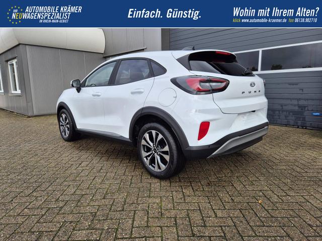 Ford Puma Titanium 1.0 EcoBoost Hybrid 125PS Automatik Klimaautomatik Sitzheizung Lenkradheizung Frontscheibe beheizb. LED-Scheinwerfer Ford-Navi SYNC4 Bluetooth Apple CarPlay Android Auto PDC 17-LM 