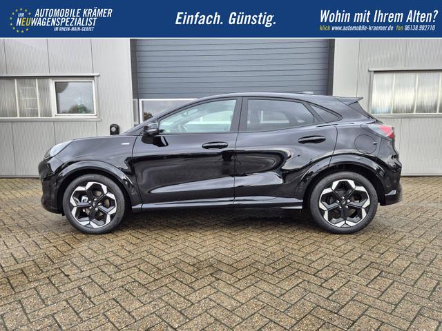 Ford Puma ST-Line X 1.0 EcoBoost Hybrid 125PS Automatik NEUES MODELL 360&deg;Kamera AbstandsTempomat el.Heckklappe Premium Leder (Sensico) B+O-Sound Klimaautomatik Sitzheizung Lenkradheizung Frontscheibe beheizb. Ford-Navi SYNC4 Bluetooth Apple CarPlay Android A 