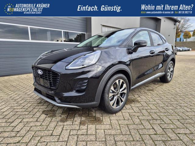 Ford Puma Titanium 1.0 EcoBoost Hybrid 125PS Automatik Klimaautomatik Sitzheizung Lenkradheizung Frontscheibe beheizb. LED-Scheinwerfer Ford-Navi SYNC4 Bluetooth Apple CarPlay Android Auto PDC 17-LM 