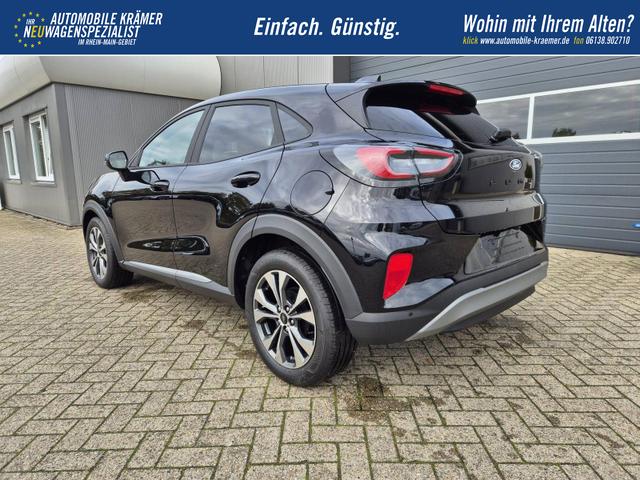Ford Puma Titanium 1.0 EcoBoost Hybrid 125PS Automatik Klimaautomatik Sitzheizung Lenkradheizung Frontscheibe beheizb. LED-Scheinwerfer Ford-Navi SYNC4 Bluetooth Apple CarPlay Android Auto PDC 17-LM 