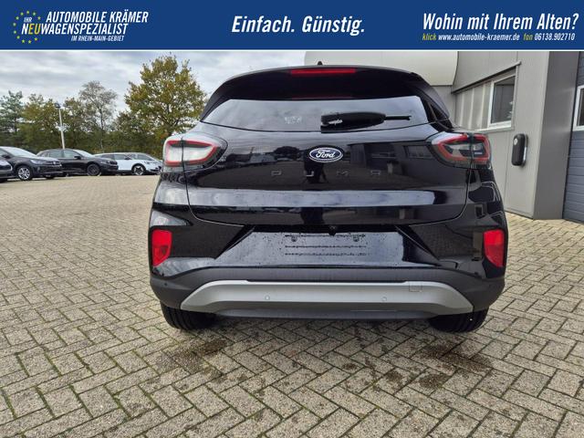Ford Puma Titanium 1.0 EcoBoost Hybrid 125PS Automatik Klimaautomatik Sitzheizung Lenkradheizung Frontscheibe beheizb. LED-Scheinwerfer Ford-Navi SYNC4 Bluetooth Apple CarPlay Android Auto PDC 17-LM 