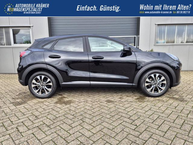 Ford Puma Titanium 1.0 EcoBoost Hybrid 125PS Automatik Klimaautomatik Sitzheizung Lenkradheizung Frontscheibe beheizb. LED-Scheinwerfer Ford-Navi SYNC4 Bluetooth Apple CarPlay Android Auto PDC 17-LM 