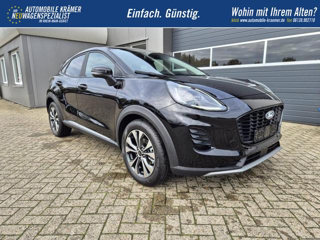Ford Puma Titanium 1.0 EcoBoost Hybrid 125PS Automatik Klimaautomatik Sitzheizung Lenkradheizung Frontscheibe beheizb. LED-Scheinwerfer Ford-Navi SYNC4 Bluetooth Apple CarPlay Android Auto PDC 17-LM 