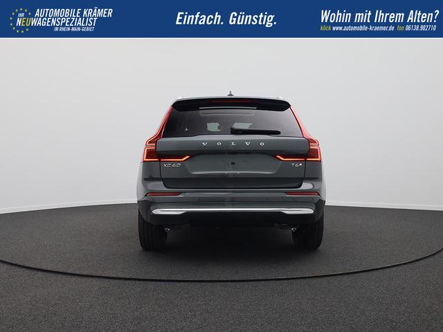 Volvo XC60 T6 Ultra AWD PHEV 350PS Automatik elektr. PanoDach Nappaleder 360&deg;Kamera PDC v+h ACC el.Heckklappe Harma/Kadon-Sound Klimaautomatik Standheizung Sitzheizung Lenkradheizung Frontscheibe beheizb. Navi Apple CarPlay Android Auto 20-LM 
