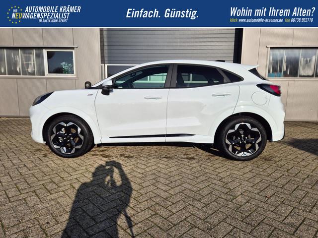 Ford Puma ST-Line X 1.0 EcoBoost Hybrid 125PS Automatik NEUES MODELL 360&deg;Kamera AbstandsTempomat el.Heckklappe Premium Leder (Sensico) B+O-Sound Klimaautomatik Sitzheizung Lenkradheizung Frontscheibe beheizb. Ford-Navi SYNC4 Bluetooth Apple CarPlay Android A 