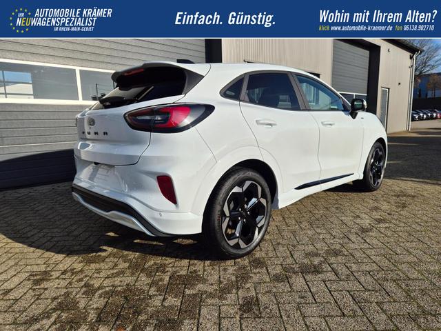 Ford Puma ST-Line X 1.0 EcoBoost Hybrid 125PS Automatik NEUES MODELL 360&deg;Kamera AbstandsTempomat el.Heckklappe Premium Leder (Sensico) B+O-Sound Klimaautomatik Sitzheizung Lenkradheizung Frontscheibe beheizb. Ford-Navi SYNC4 Bluetooth Apple CarPlay Android A 