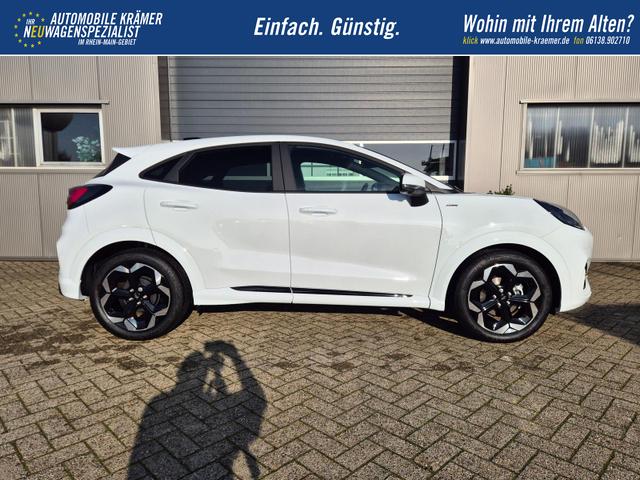 Ford Puma ST-Line X 1.0 EcoBoost Hybrid 125PS Automatik NEUES MODELL 360&deg;Kamera AbstandsTempomat el.Heckklappe Premium Leder (Sensico) B+O-Sound Klimaautomatik Sitzheizung Lenkradheizung Frontscheibe beheizb. Ford-Navi SYNC4 Bluetooth Apple CarPlay Android A 