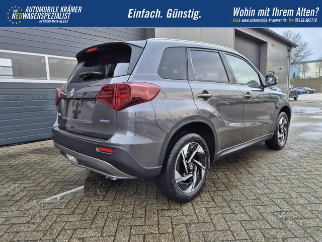 Suzuki Vitara Comfort+ 110PS Automatik MHEV 4x4 ALLGRIP 1.4 Boosterjet Allrad Teilleder Navi Klimaautomatik Sitzheizung ACC PDC v+h Rückf.Kamera Suzuki-Radio Apple CarPlay Android Auto Touchscreen 2xKeyless 17-LM 