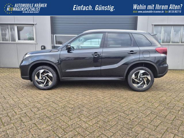Suzuki Vitara Comfort+ 110PS Automatik MHEV 4x4 ALLGRIP 1.4 Boosterjet Allrad Teilleder Navi Klimaautomatik Sitzheizung ACC PDC v+h Rückf.Kamera Suzuki-Radio Apple CarPlay Android Auto Touchscreen 2xKeyless 17-LM 